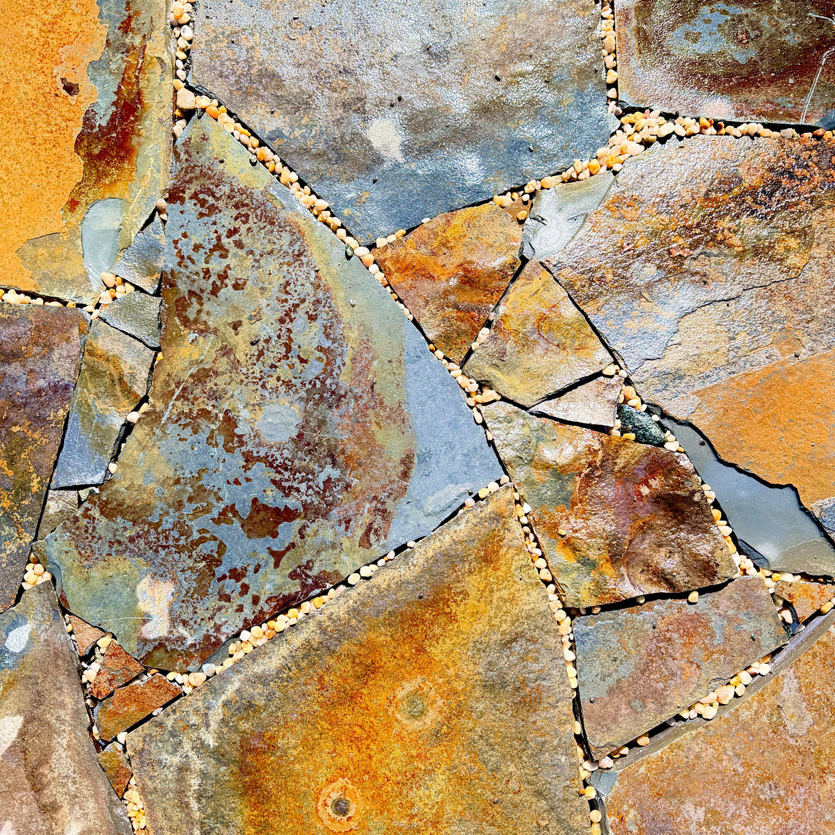 Iron Galaxy Thin Flagstone natural patio stone