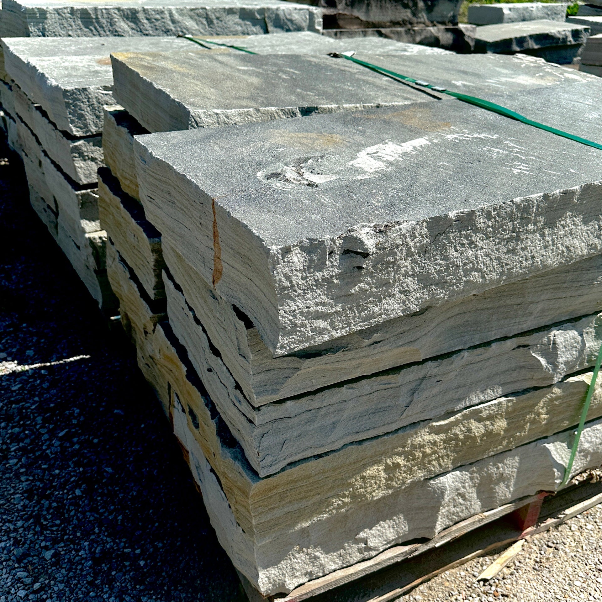 Brandy natural stone steps for hillside stairways