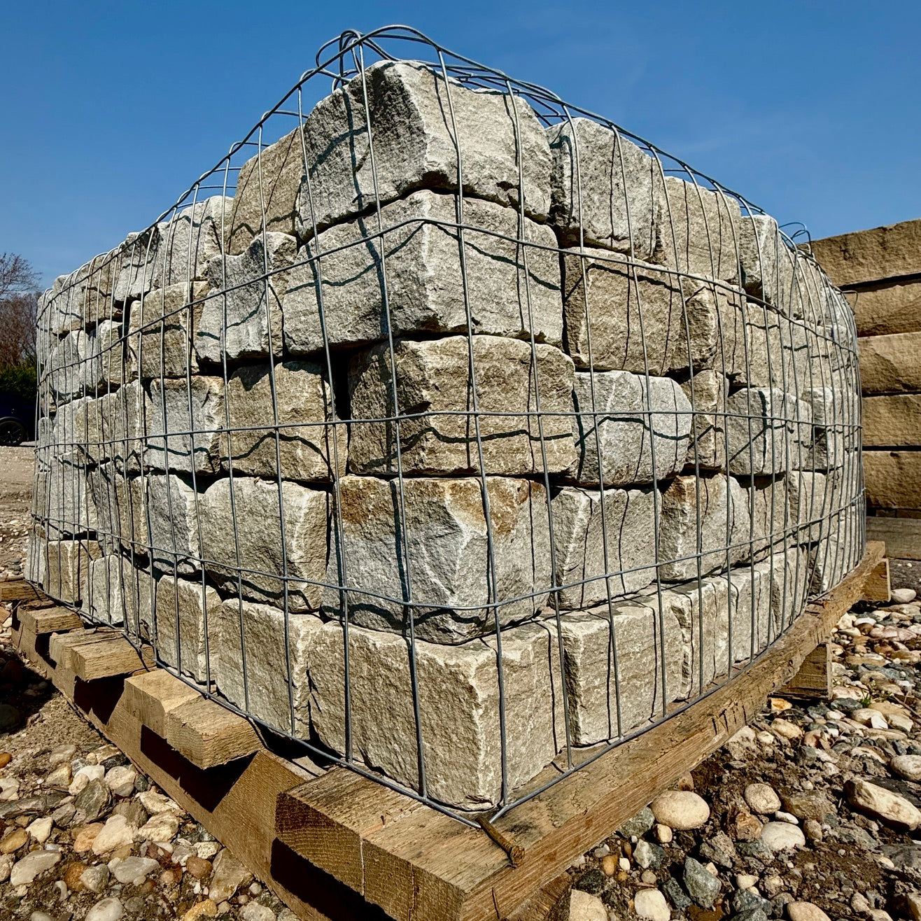 Brandy Cobblestone  4" x 4" x 4"