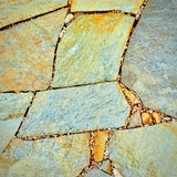 Close up of Palmetto Thin Flagstone installed.