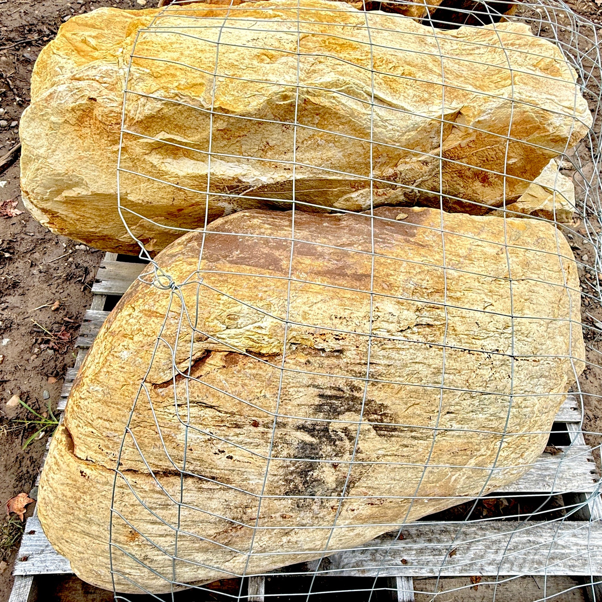 Yellow River Boulder- 1-3 per pallet